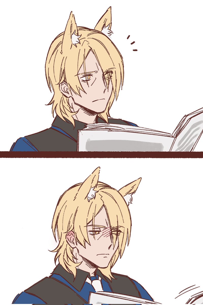 Doctor_SvetYomi's tweet photo. my headcanon when he's flustered https://t.co/ufptDehtP2