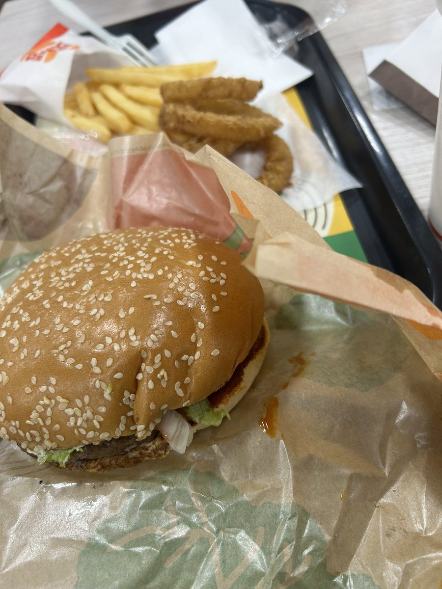 初めてのバーガーキング

マックより好きかも、浮気しそう( ◜ω◝)