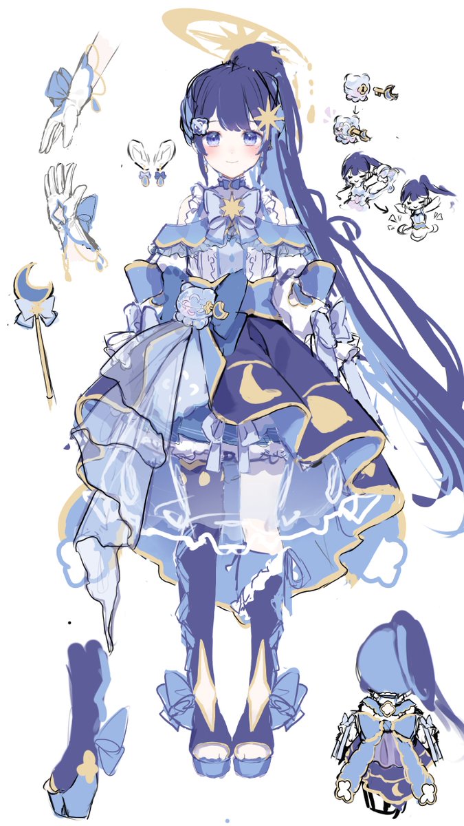 cryskirakira's tweet photo. #ゆらぎ新衣装コンテスト 
「魔法少女ゆらぎ、参上！」 https://t.co/zhAqRiAZLp