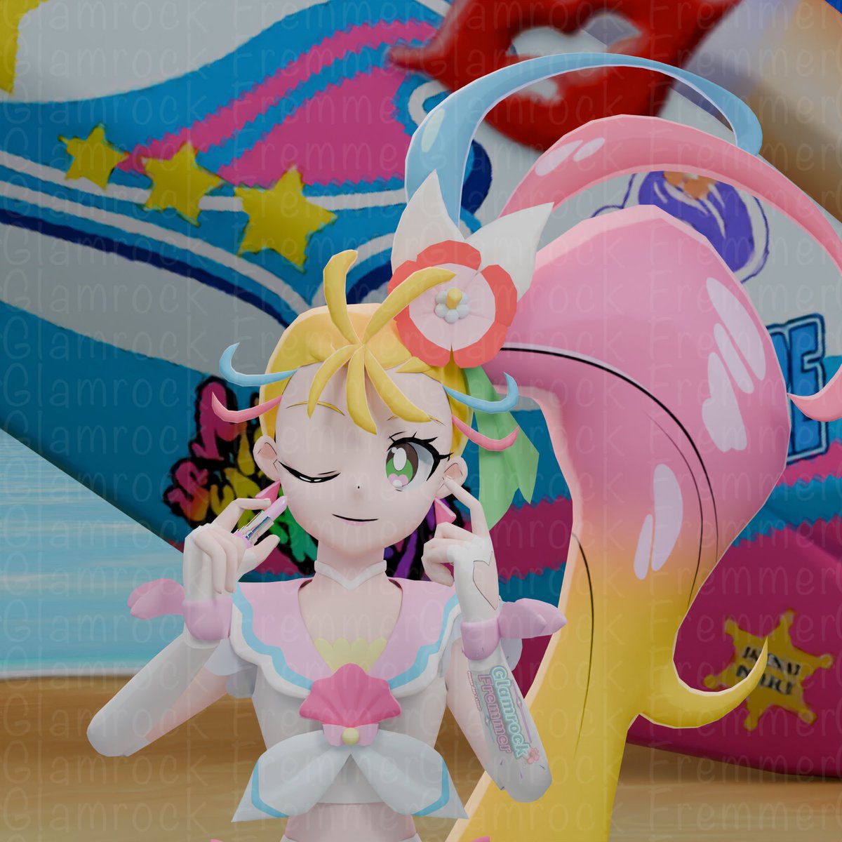 Glamrockfremmer's tweet photo. Pretty holic Cure summer
Models by MijumaruNr1 , Kira-sky and mastek_m
Lighting by Freddy_fazboy
#Precure #mmdblender #CureSummer
#プリキュア #Mmd https://t.co/OrFszOHbaM