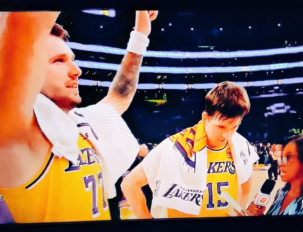 BOTH OF Them. #GameBall🏀 #LakeShow