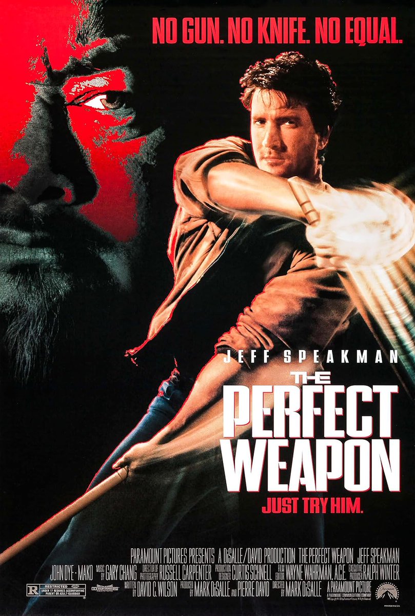 TheShinBatman84's tweet photo. On March 15, 1991. The Perfect Weapon was released in theaters, 35 years ago!
#ThePerfectWeapon35 #JeffSpeakman #Kenpo #RIPMako #RIPJohnDye #RIPProfessorTanka #RIPEdParker #ActionTwitter #90sAction
@BulletproofPod @martialartspod https://t.co/aM4q8bf2Nb