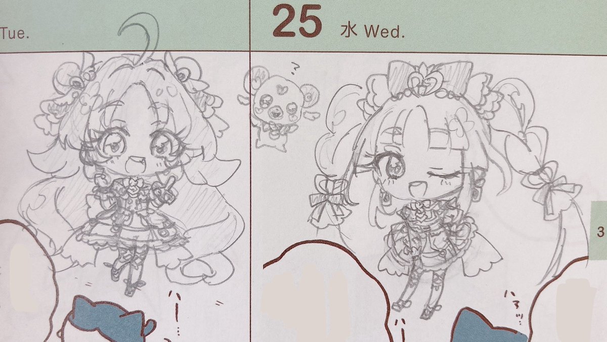 日記のうろ覚えプリキュアシリーズ
たんプリばかり描いている
ポチタンのコレジャナイ感 