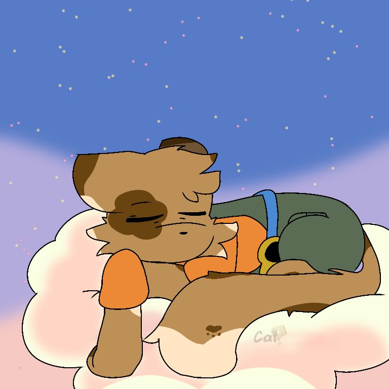 thecatpak_'s tweet photo. He eepy and sleepy on da clouds 😺 #oc https://t.co/Vk6tqXLQTu