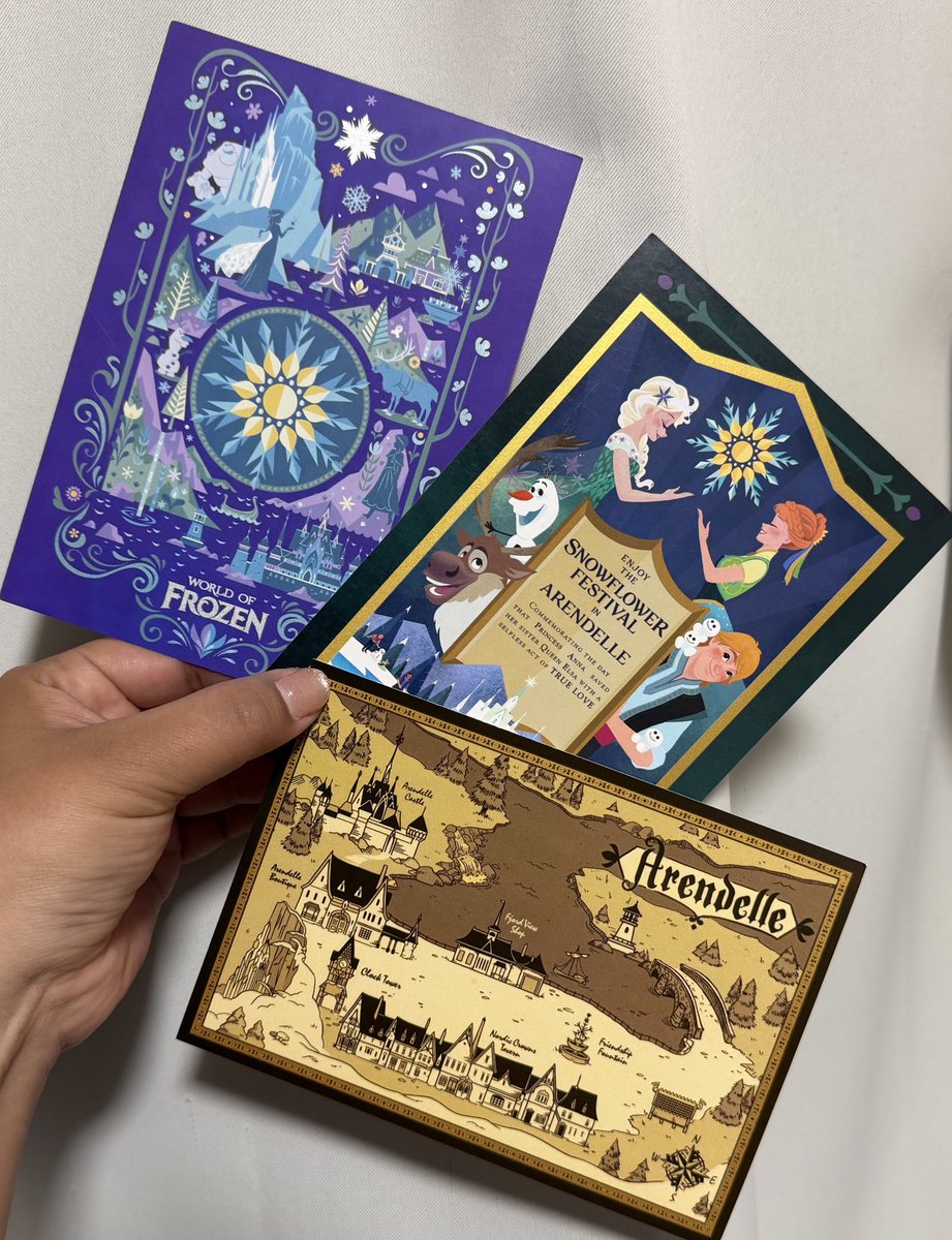 Euro Disney ユーロディズニー ディズニーランド・パリ 切手 アドベンチャーワールドレポ⑤ アレンデールのショップにはハガキが3