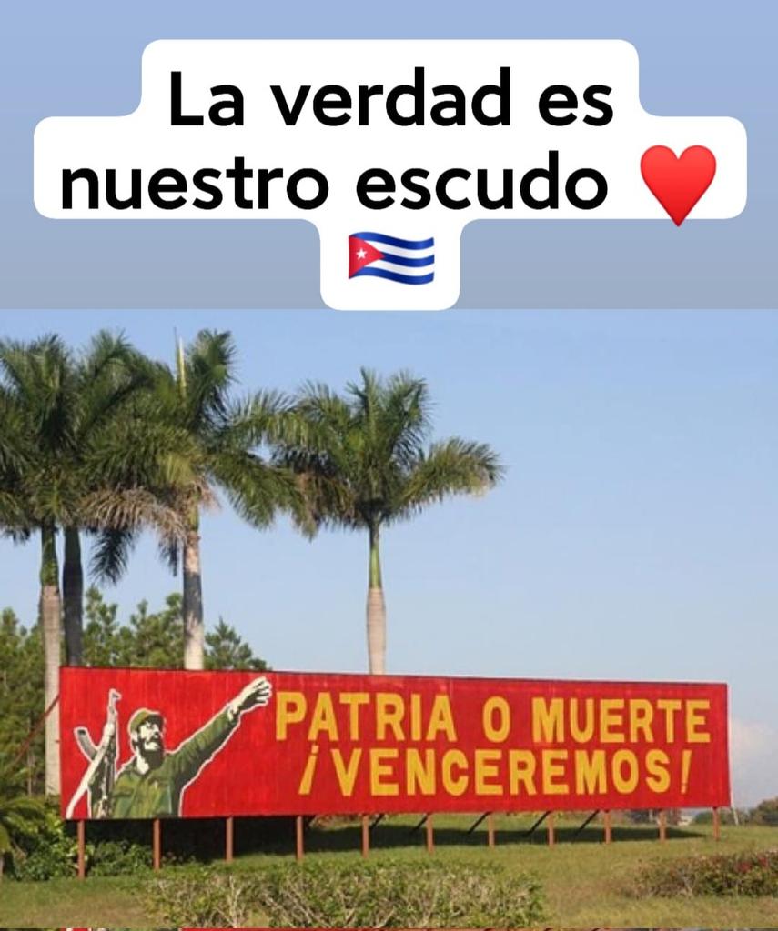 Ci82249Circulo's tweet photo. Sigamos defendiendo la verdad de nuestra #IslaBella ❤️🇨🇺.
Feliz noche para los buenos amigos de #Cuba y la Patria Grande que continúan defendiendo las causas justas. 
#Cotorro. https://t.co/AigTVutKnZ