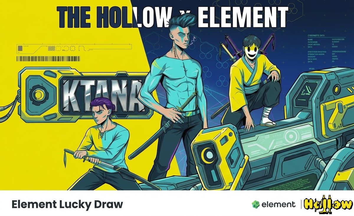 Element Lucky Draw 🎁

Introducing The Hollow <a href="/TheHollow_NFT/">The Hollow</a> — a raffle platform for community engagement on @Katana.

Early supporters who hold the NFT Pass may unlock future benefits, including potential airdrops and more.

🎟 200 FREE MINT spots on Element up for grabs!

📅