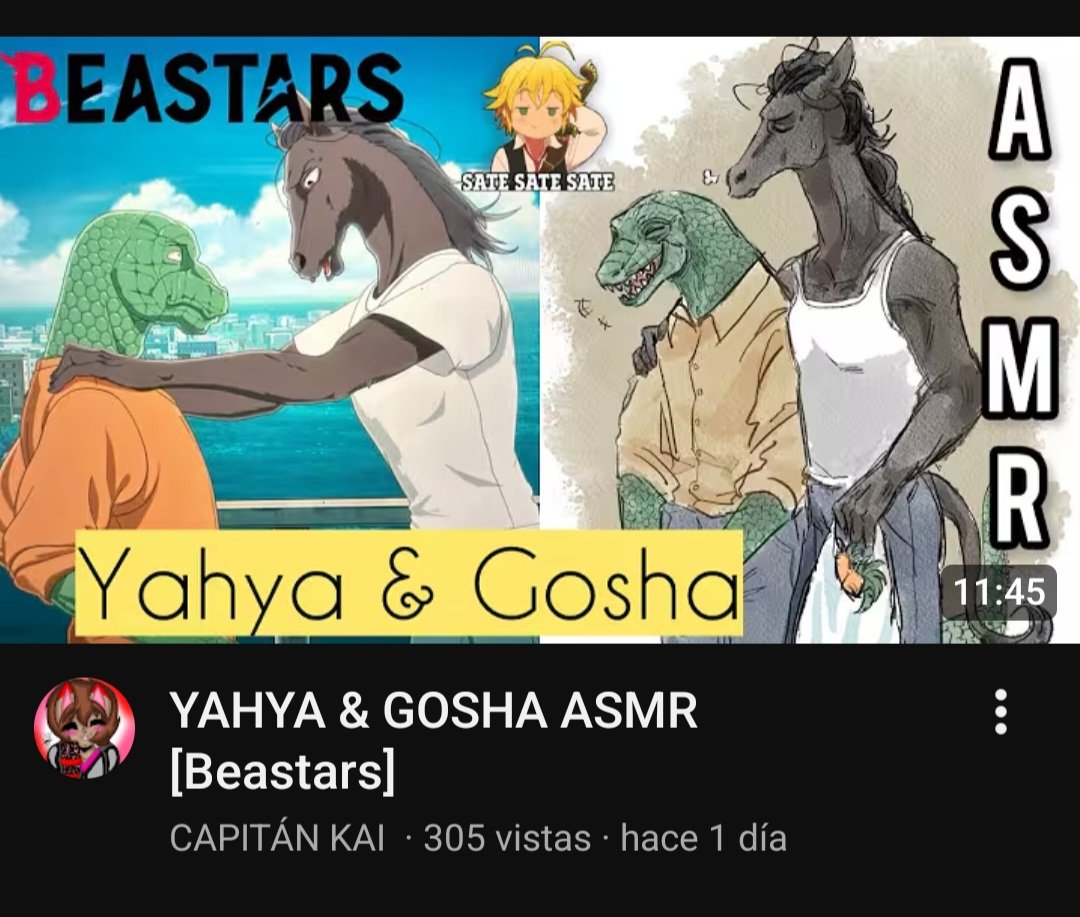 Bueno, como fanatico de beastars creo que ya lo eh visto todo.