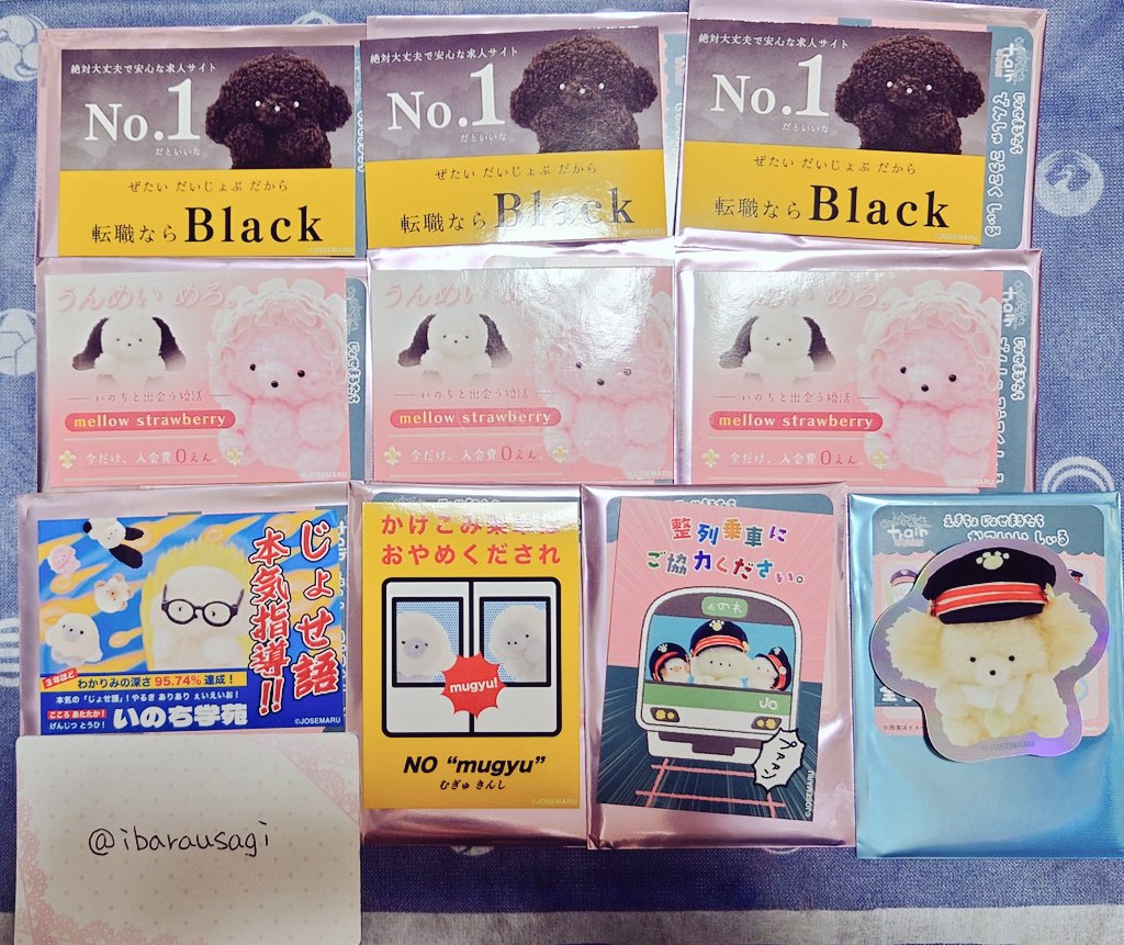 じょせまる　らて　ごまみるく　いちごみるく　まるころ　えきちょきぃほるだぁ じょせまる めじるしアクセサリー いちごみるく ごまみるく くろ