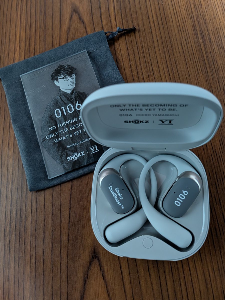MukouYokou's tweet photo. エディオン京都河原町本店、まだ在庫ありました😎
#Shokz
#OpenFit2plus
#山口一郎モデル https://t.co/U2FumOAHP1