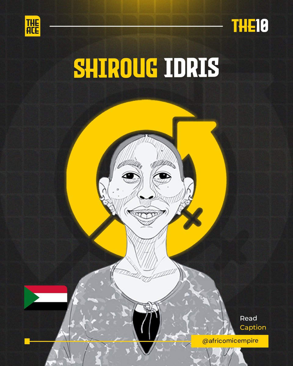africomicempire's tweet photo. Meet Shiroug Idris — one of The10.

Shiroug Idris (@Shiroug_art) is a Sudanese illustrator and medical student whose work celebrates African identity, heritage, and storytelling. Having grown up across several African countries, her artistic voice draws inspiration...

1/4 https://t.co/LHeHIbIV0D