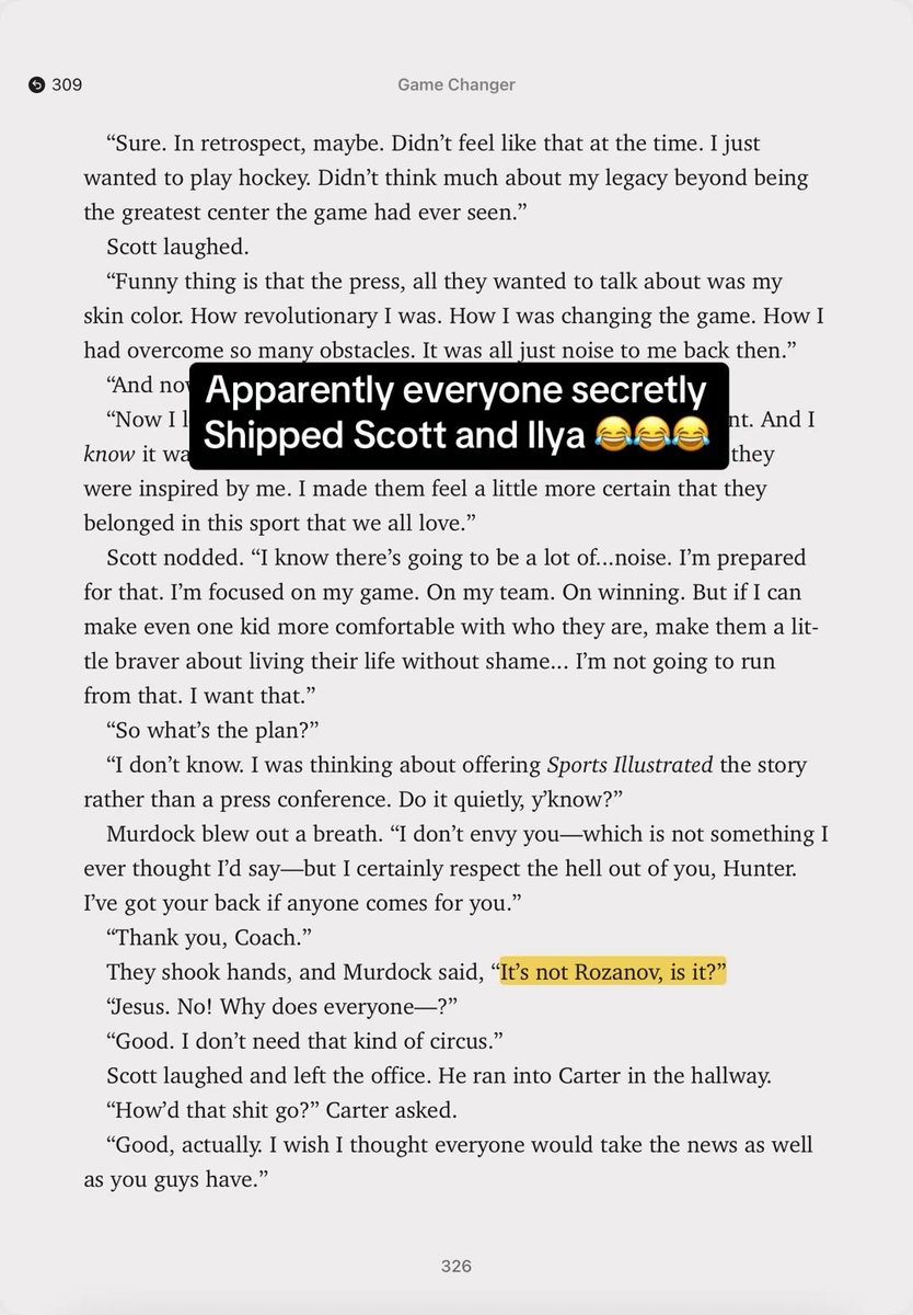 ProseXpulse's tweet photo. Apparently Ilya was every one’S ship except for Shane 😂
#heatedrivalry #ilyarozanov #scotthunter #bookaddict #romancereads https://t.co/jF1TkqwqHo