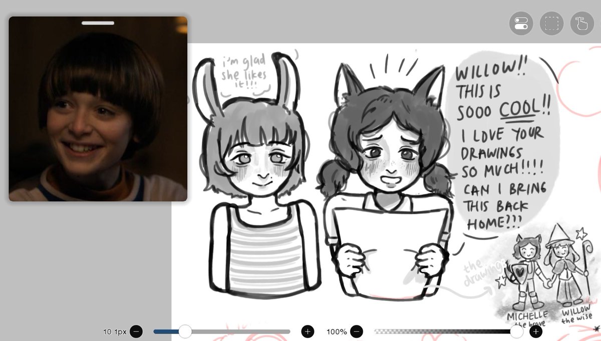chermiwi's tweet photo. #leswerehare miwi wip #byler https://t.co/j02xIAjaf5