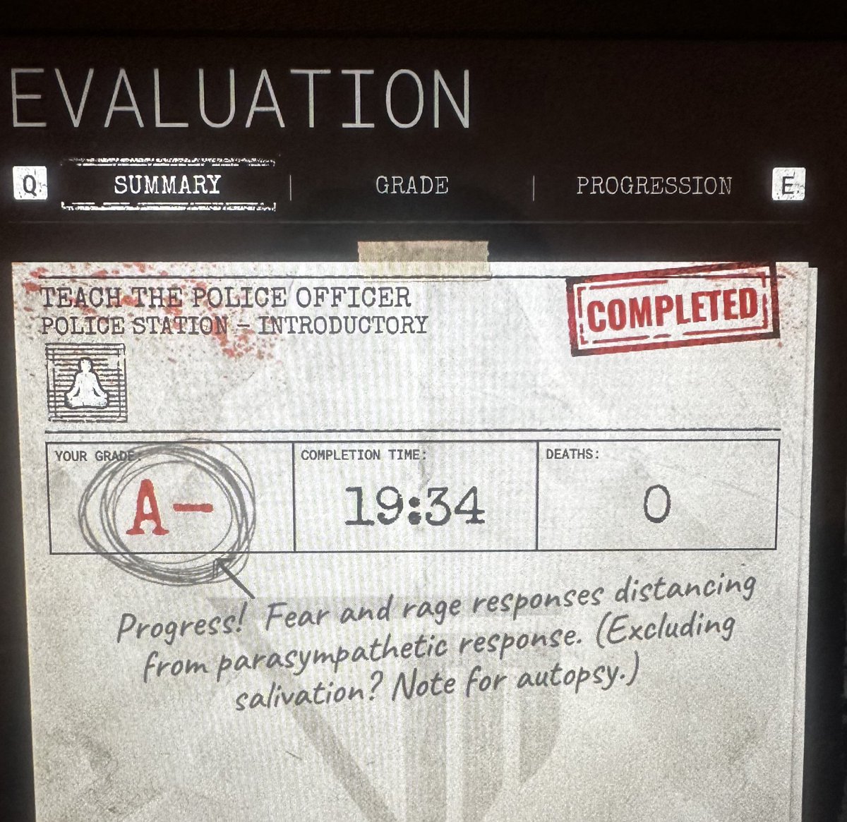 OutcastRainyDay's tweet photo. WOOOO IM FINALLY DONE WITH THE POLICE STATION TRIALS https://t.co/4rt9y4JCUZ
