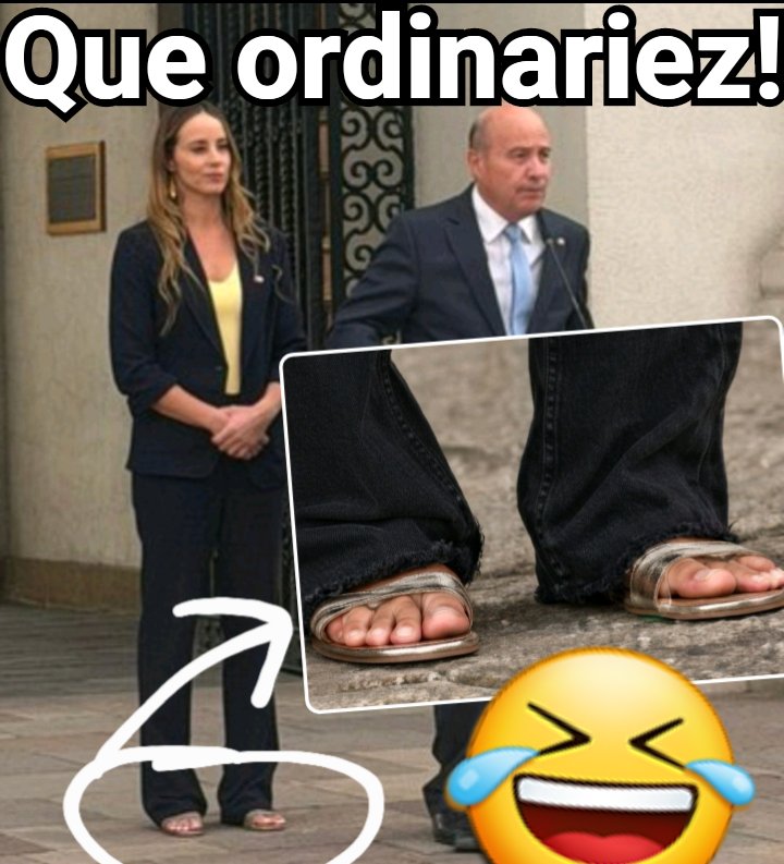 Incorru47125032's tweet photo. Jaja...
Pero que ordinariez‼️ Presentarse a un punto de prensa con esas chalas de cuneta es asqueroso.
No me digan q esta gentuza es la misma q criticaba la pinta del Presi Boric...
🤣🤣🤣🤣🤣
Por último podría haberse echado una lavadita a las patas antes de presentarse...🤢 https://t.co/U3EaFzwFOL