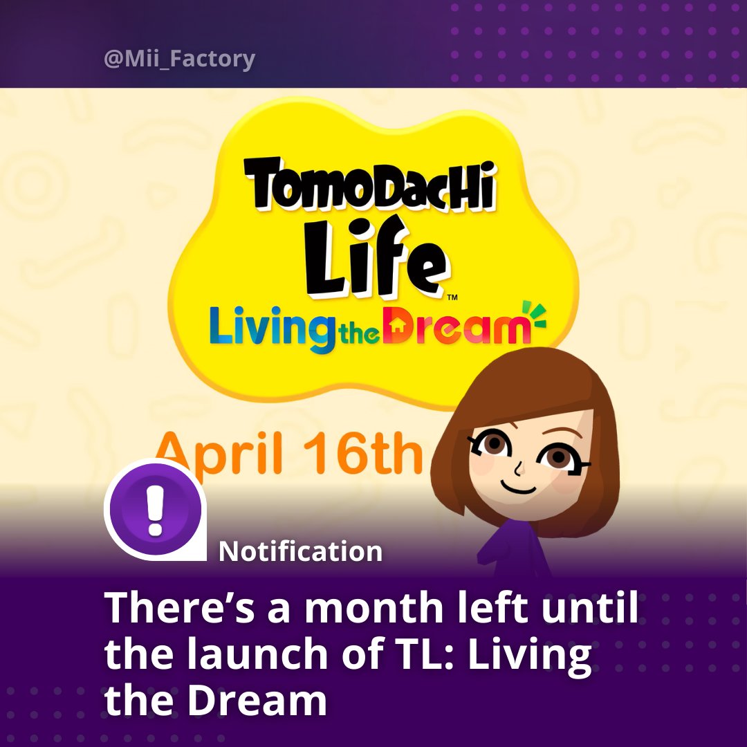 Mii Factory tweet media