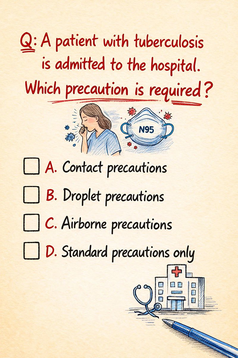 DoctorsNote2026's tweet photo. #medinice #infection_control
#TB
#Prevención #healthupdate https://t.co/qAmfCbsV0x