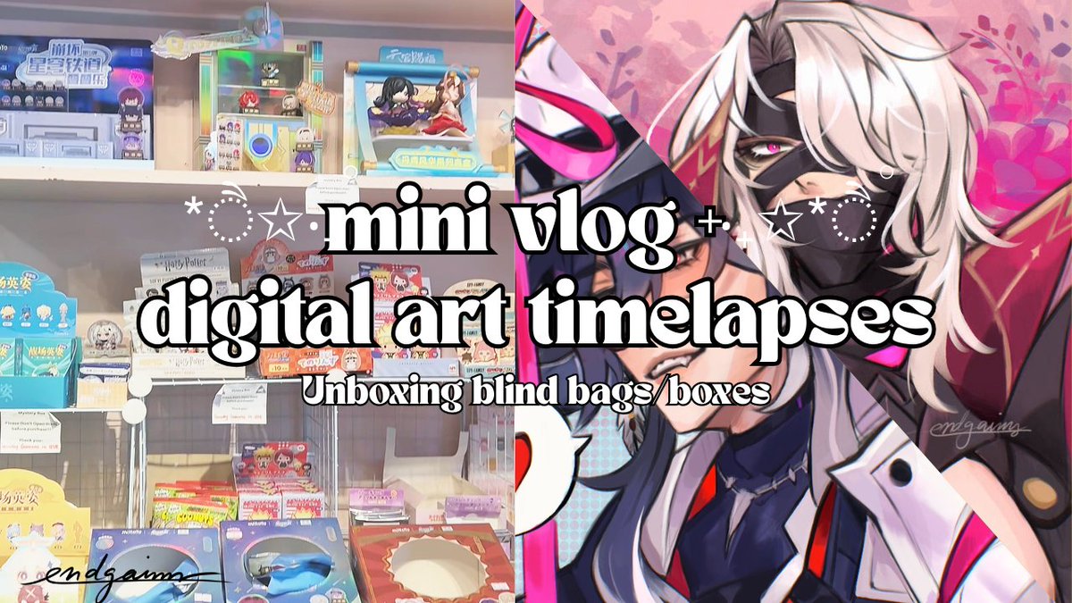New video up!  mini vlog of me unboxing some blind bags/boxes and 2 art timelapses! Hope you like !
youtu.be/vxsOGl4TUkY
#rerir #ashveil #genshinimpact #honkaistarrailfanart