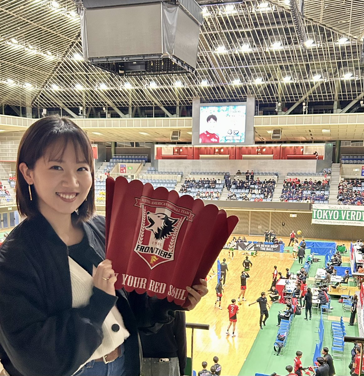 kana_satouchi's tweet photo. 先日のサルオルゲスト
#富士通カワサキレッドスピリッツ さんの
試合観に行ってきましたー！！！🏐✨

めっちゃくちゃ楽しかった！！！
白熱する試合に興奮！！！
選手の皆さんかっこ良すぎる！！！
勝利もおめでとうございます🙌
コラボフードもしっかり食べました😋
スポーツ観戦楽しいなぁー！ https://t.co/BqtQF8cUxP