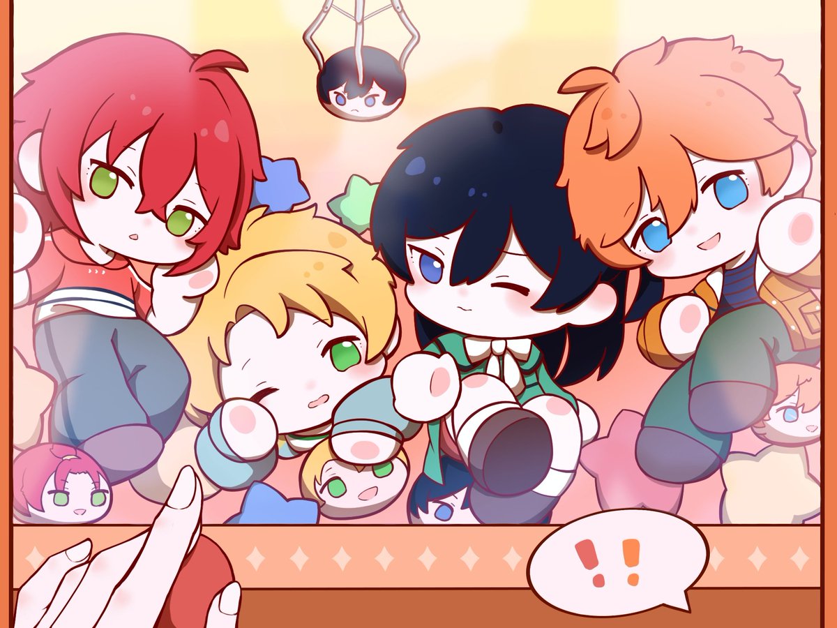 qiannn003's tweet photo. "Why have they all become children? ! "😮
I drew Trickstar from the producer's point of view. https://t.co/EAmUpjiovE