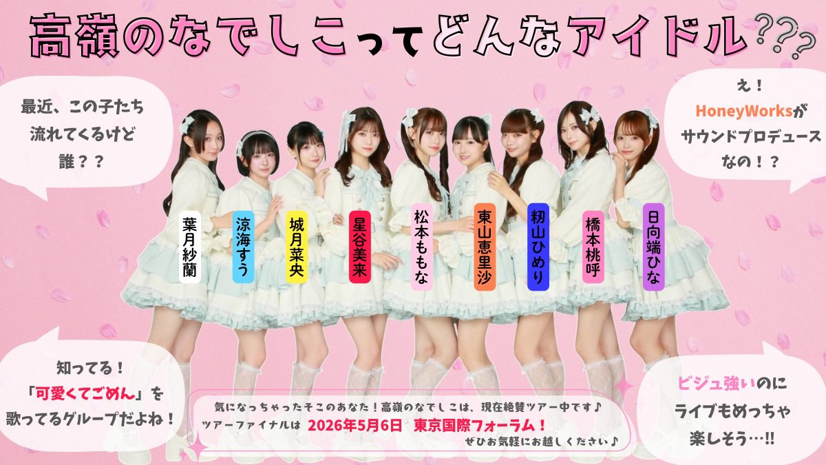 城月奈央　推しセット 城月菜央 ver】推しの魔法 ／『高嶺のなでしこ 東名阪ツアー 2025