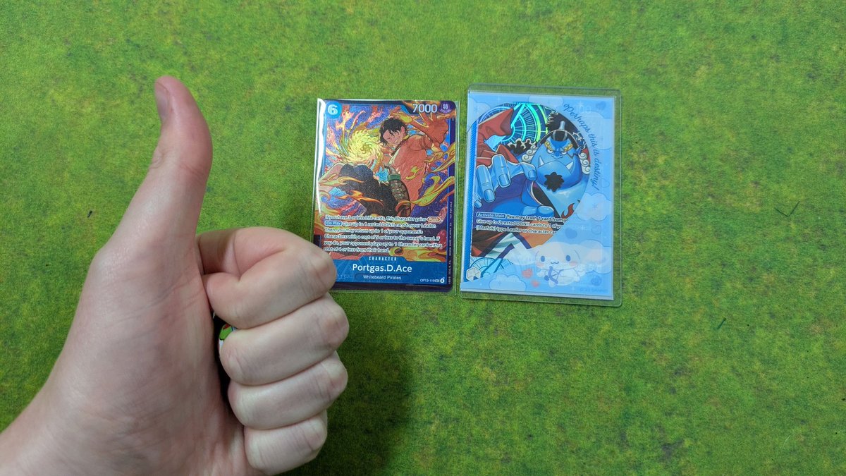 1st place another Store TC!
🔴🔵Ace ⭕ 
🔴🟢Luffy ⭕ 
🟢Mihawk ⭕ 
🟣 🟡 Rosi ⭕ 
Fishman Karate 🐟🐟🐟