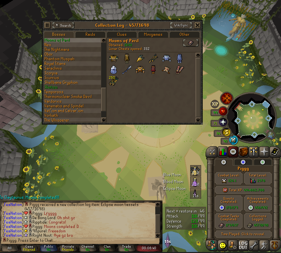 OneLilPig's tweet photo. Moon's completed on the HCIM 332 KC :D #OSRS https://t.co/cwWPVRfcpK