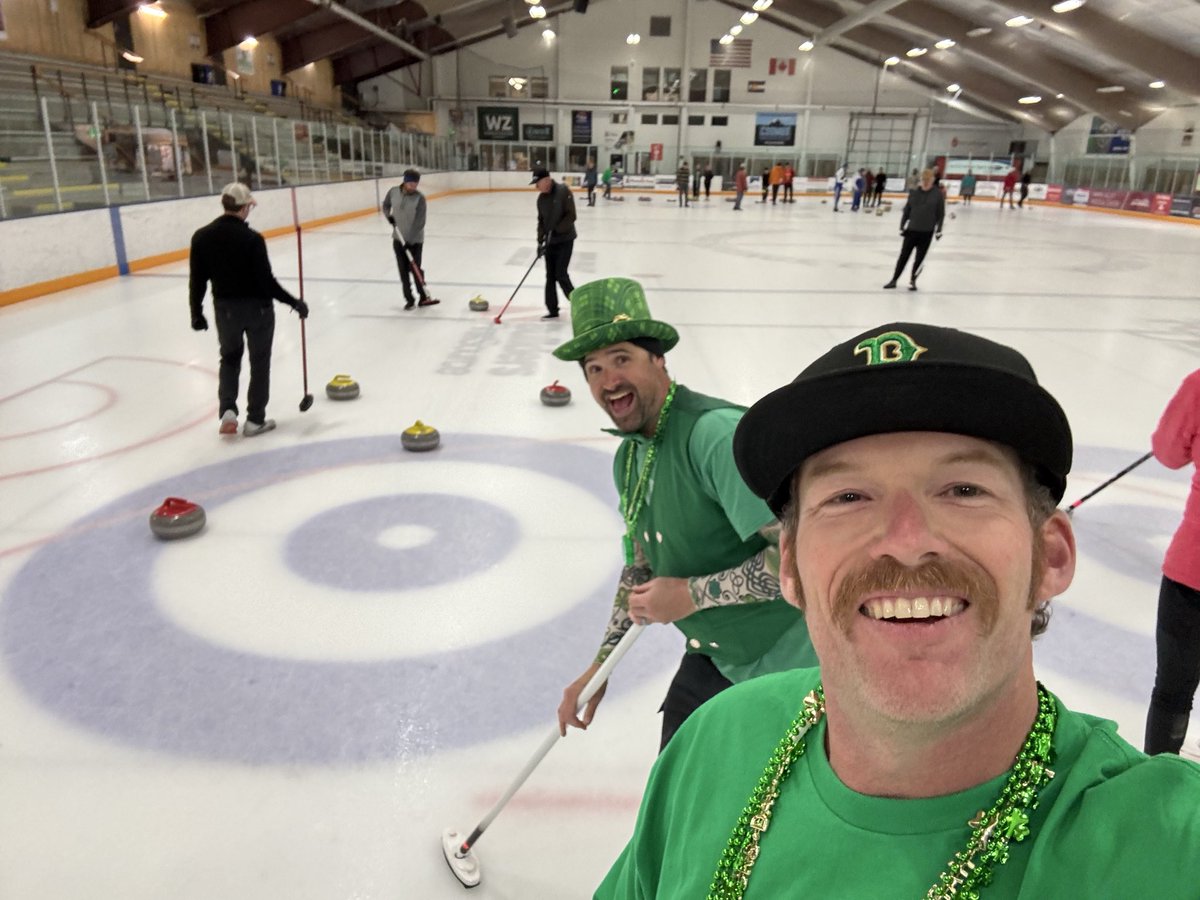 CurlTheBoat's tweet photo. St. Patty’s shenanigans #curling tonight on the pebble! Great times and good curling

👍💚🥌🍀🧤🧹🍻

#curltheboat #steamboatcurling #shenanigans https://t.co/sh18z8XlMQ