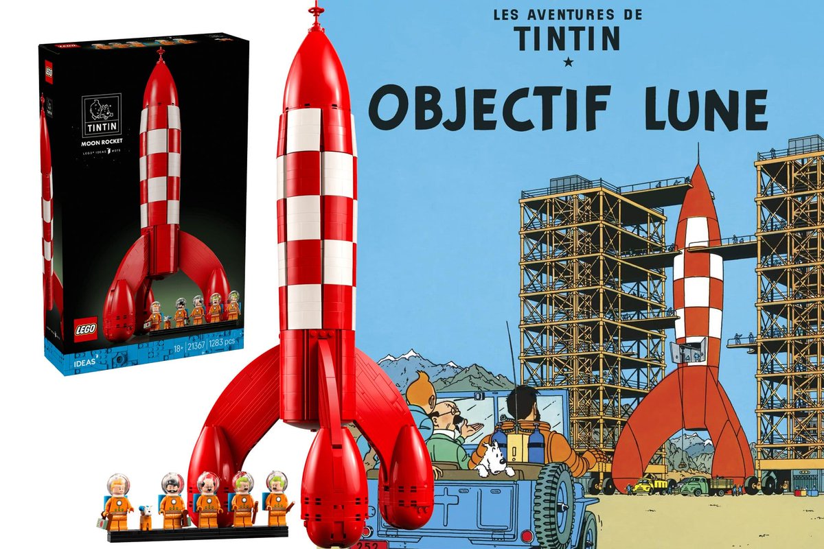 eternos974's tweet image. 🚀 LEGO annonce un sublime set aux couleurs de la fusée aperçue dans la BD Objectif Lune de Tintin par Hergé.&amp;amp;hellip;
... - eternos974.live/index.php/2026… #BlogFR #Actu