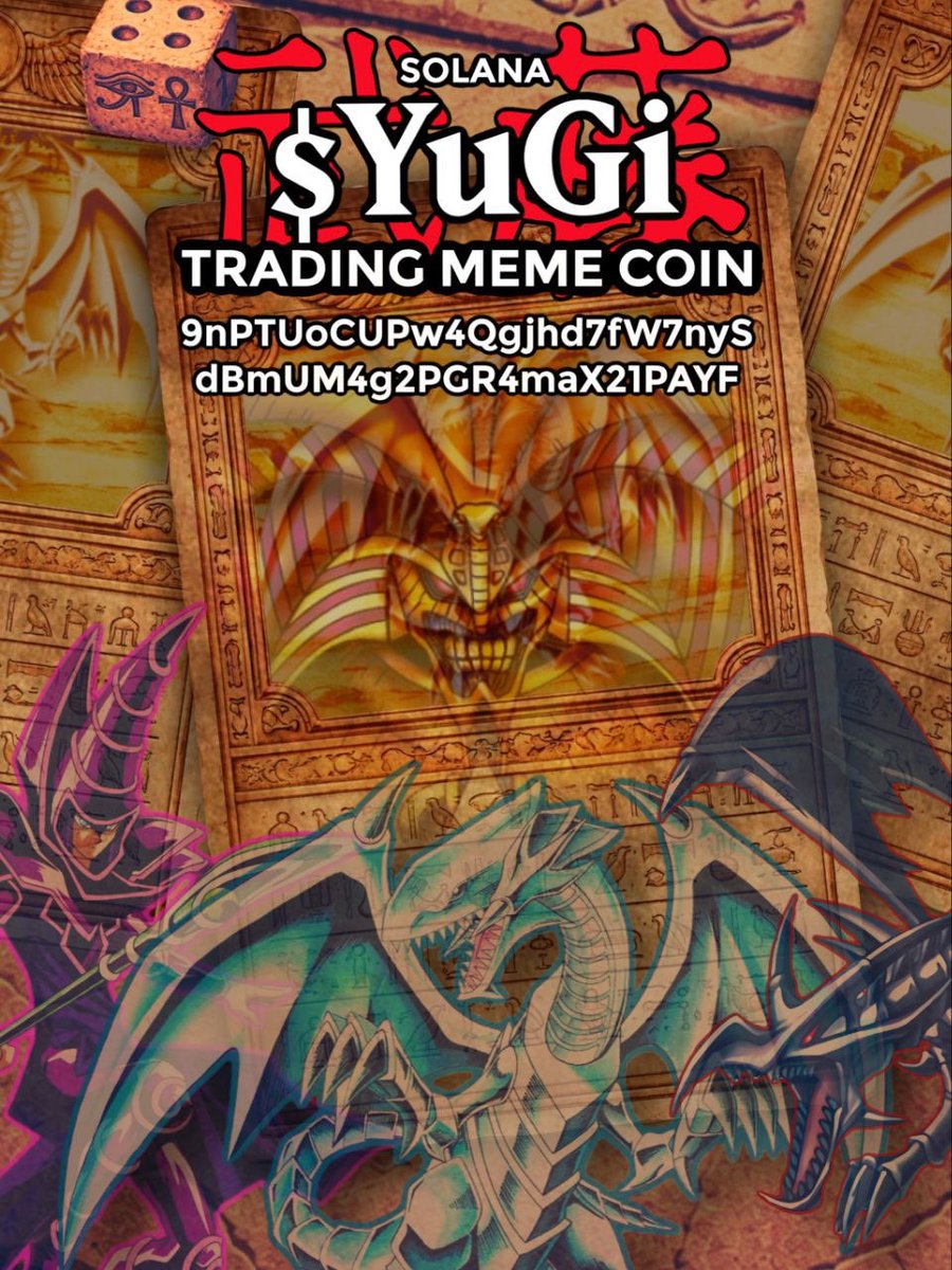 遊戯王をテーマにした初のミームコインがSolanaブロックチェーンに登場！🤩

今すぐコミュニティに参加しよう！👥

9nPTUoCUPw4Qgjhd7fW7nySdBmUM4g2PGR4maX21PAYF