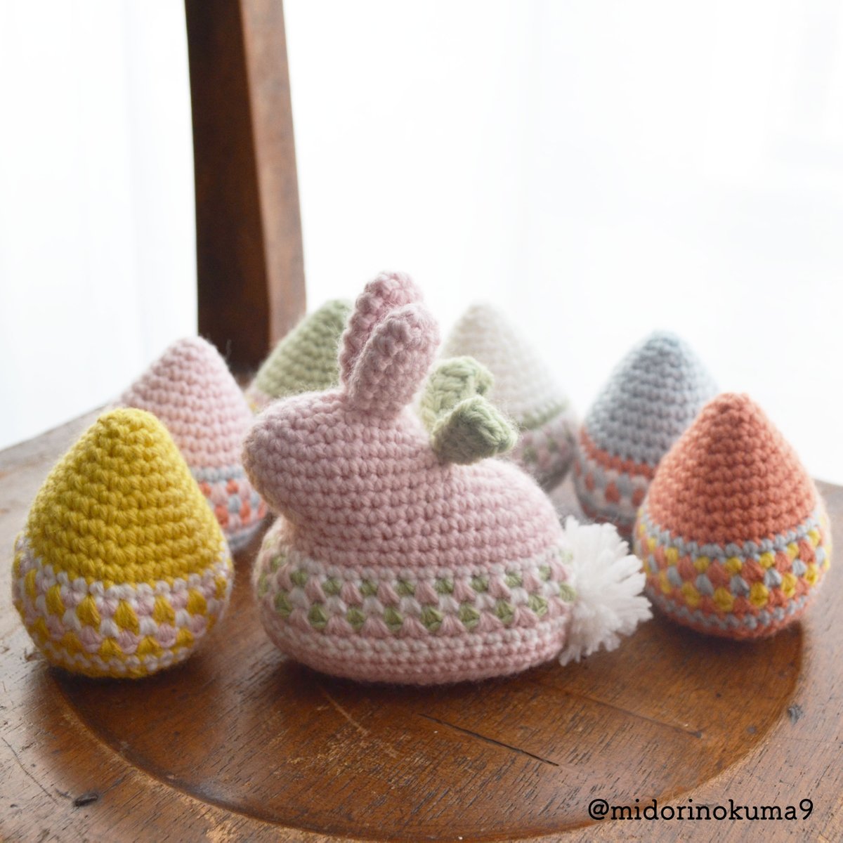 イースターエッグのあみぐるみの編み方がitohen lab.にて無料公開中です！

↓紹介ページ
itohenlab.jp/topics/crochet…
↓YouTube（イースターエッグ）
youtu.be/RoqsKVV9Xn0?si…
↓イースター糸セット商品ページ（期間限定）
itohenlab.jp/SHOP/10506uv55…