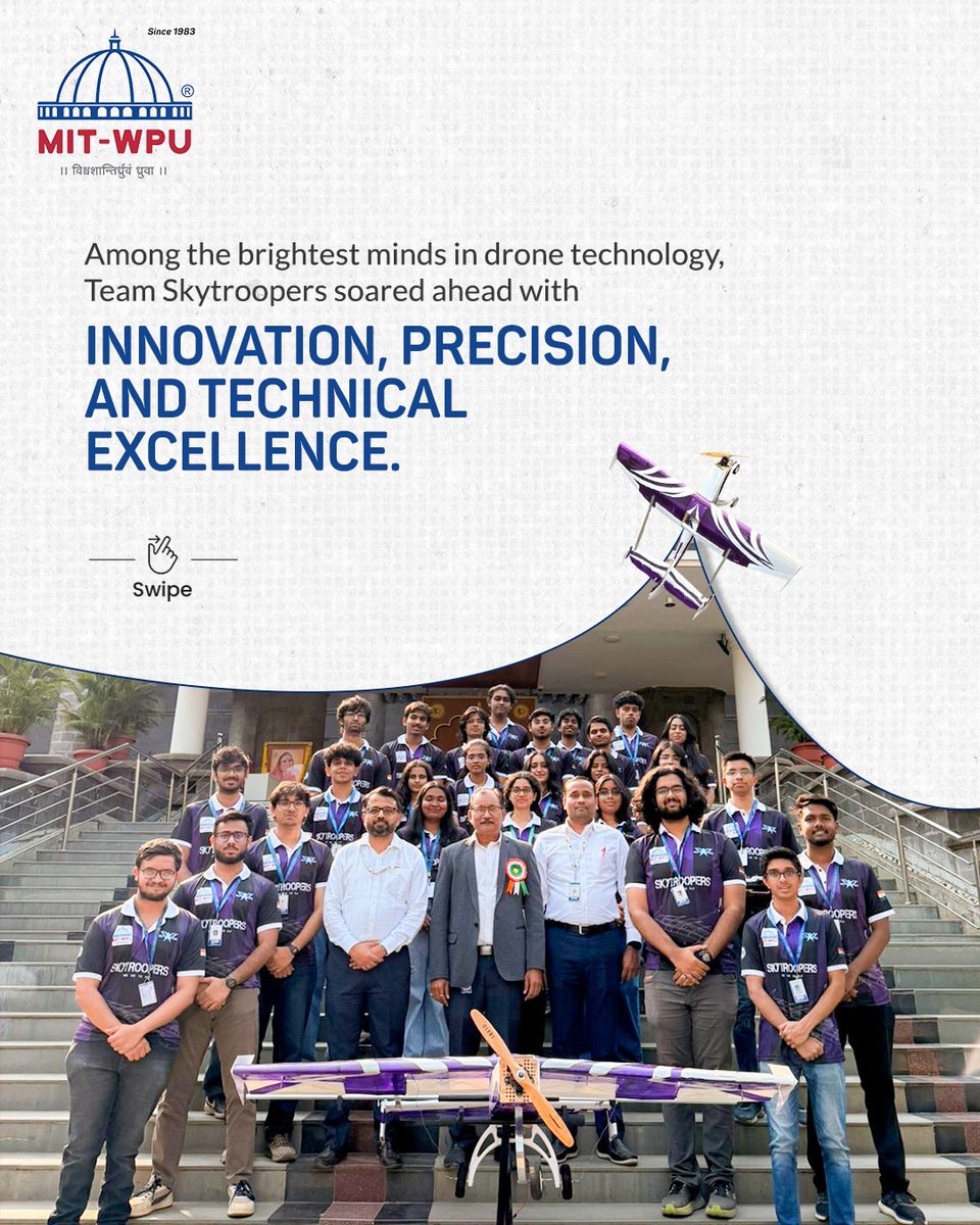 MIT World Peace University, Pune tweet media