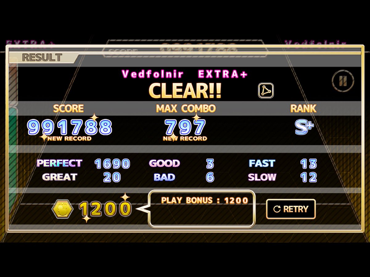 N3qu4_'s tweet image. 【ChainBeeTをプレイ】
Vedfolnir(EXTRA+)をClear!!
#ChainBeeT