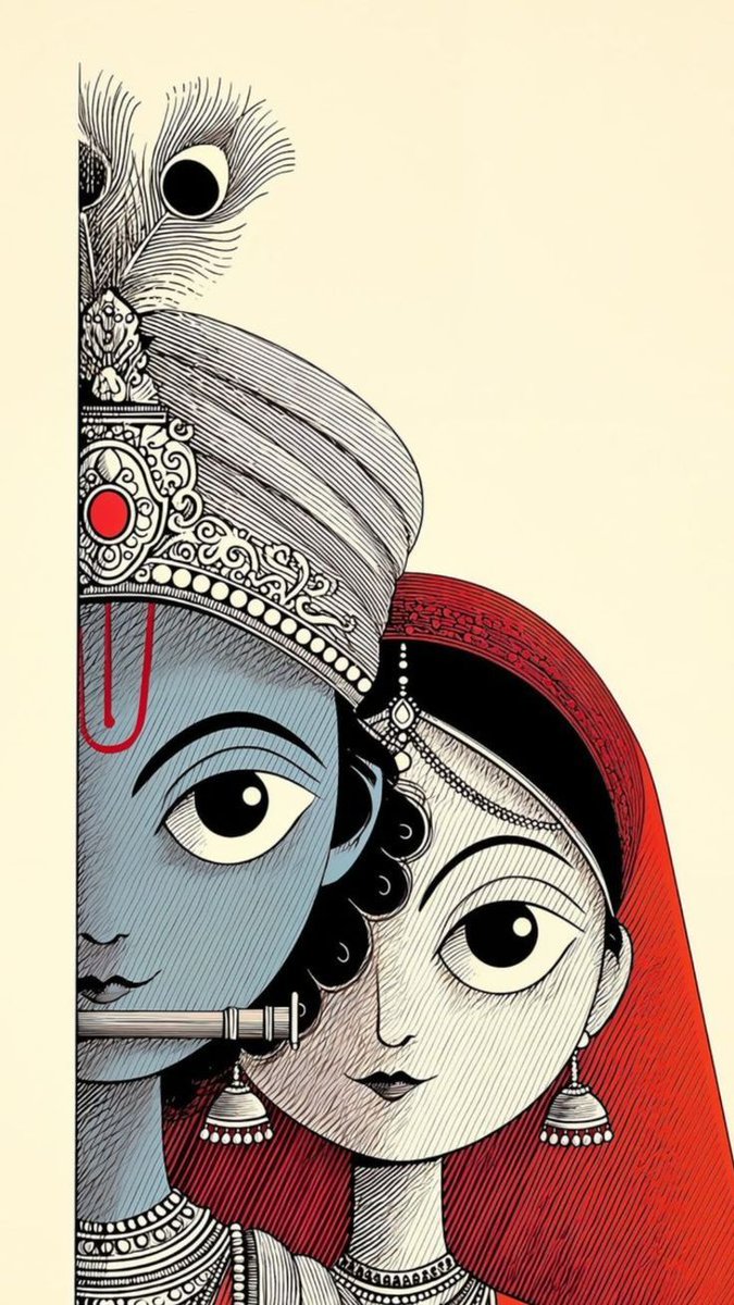 RadhaGlory's tweet photo. राधे कृष्ण 🤍 https://t.co/7fmtxnbKza