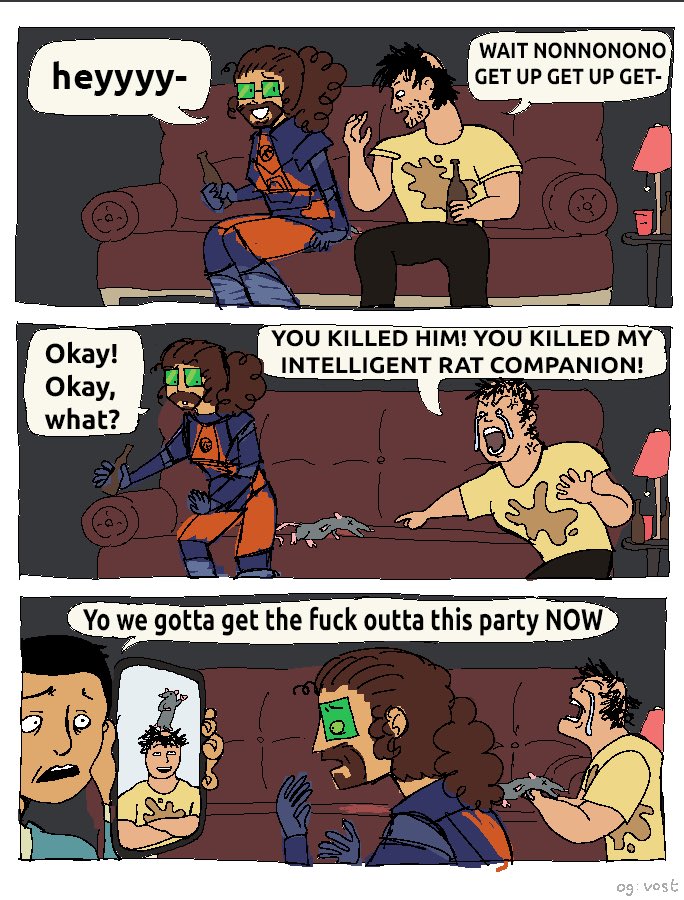 #hl2vrai spoilers // stain's intelligent rat companion