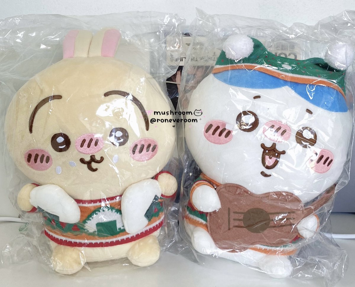 roneveroom's tweet photo. ตุ๊กตากุจิ Chiikawa Christmas 2024 🎄🦌

⭐️ 290 / 1ea
⭐️ อุซางิ , ฮาจิ

📮 ค่าส่ง 40฿ 
พื้นที่ห่างไกล+15

สอบถามเพิ่มเติม DM ✿
#ตลาดนัดChiikawa https://t.co/y6eFj6FD56