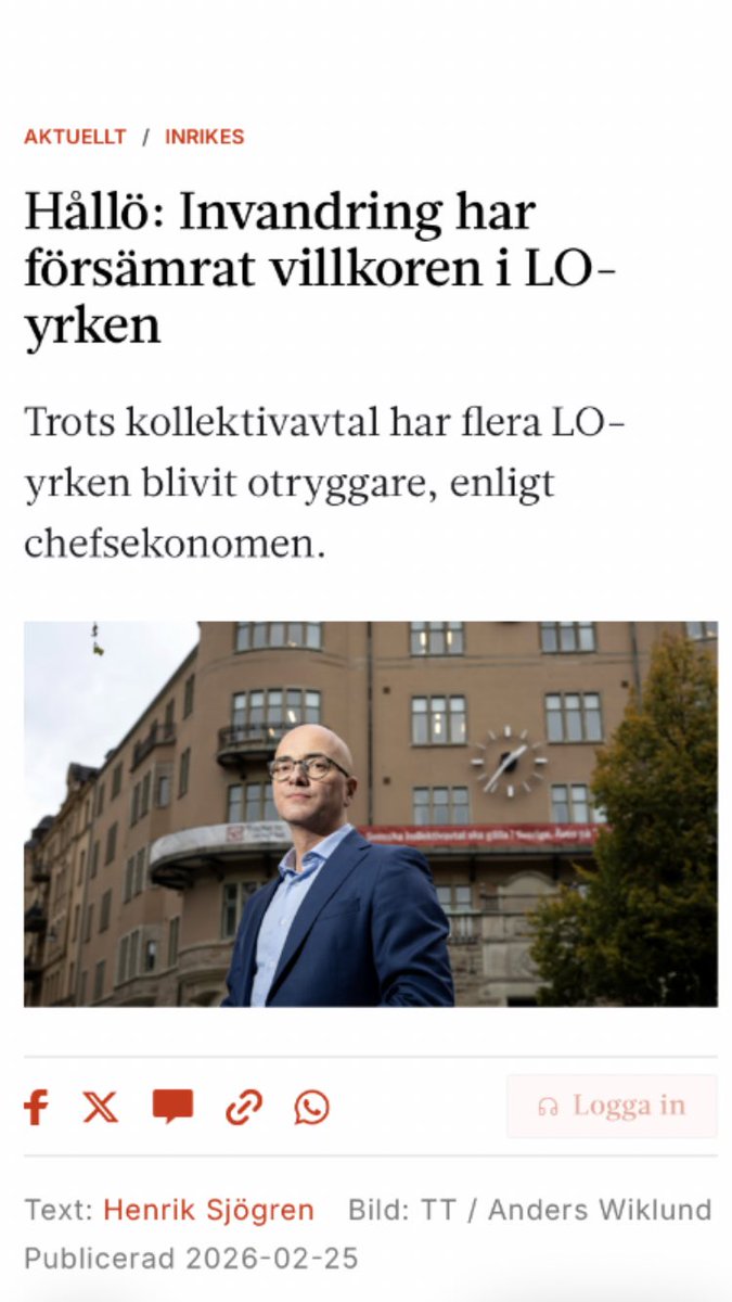 Anders__Ask's tweet image. Undrar om @JohanLOSverige lyssnar på sina egna ekonomer?