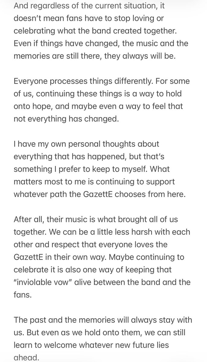 Just one last thought I wanted to share.
#theGazettE