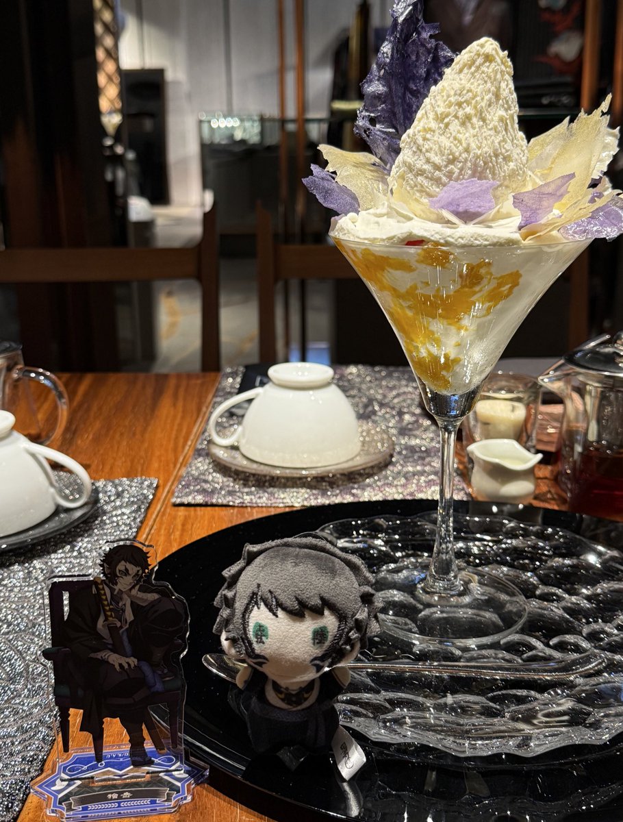 藍ちゃんとパフェ食べてます♡