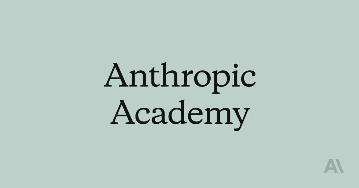 so_ainsight's tweet photo. は？これ無料でいいの？？？

Anthropic公式の「Anthropic Academy」がえぐすぎるんだがwww

・Claude入門から本格開発まで「13コース」
・Claude Code、MCP、エージェント構築まで網羅
・API活用コースは「8時間超」の大ボリューム
・修了証つき、サブスク不要

しかも全コース完全無料で
証明書までもらえんの意味わからんwww

これもう学習サイトというより
公式が本気で出してきたAIブートキャンプ入ってるやろ…

Anthropic Academy、ガチで全人類やるべき⚡️
アカデミーのリンクはリプ欄見てね