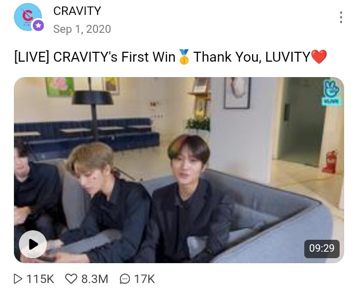 scrolling to cravity vlive and I JUST CRIED??? send me back to 2020 i need to experience all of these again