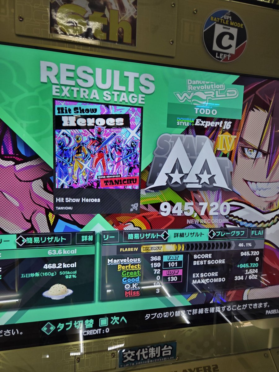 ダブルもかなり優しめだった
フルコンを狙おう