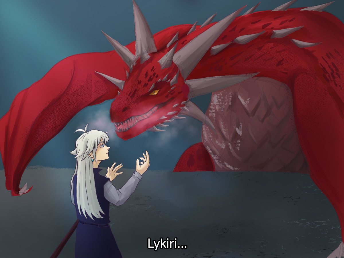 gesa0483's tweet photo. Creo que la reina roja y Tristán serían buen dúo...Ya solo me  falta 1 jinete en este AU todo extraño 
#Tristan #Meleys #4kota #nnt https://t.co/dUKeSnxYHh