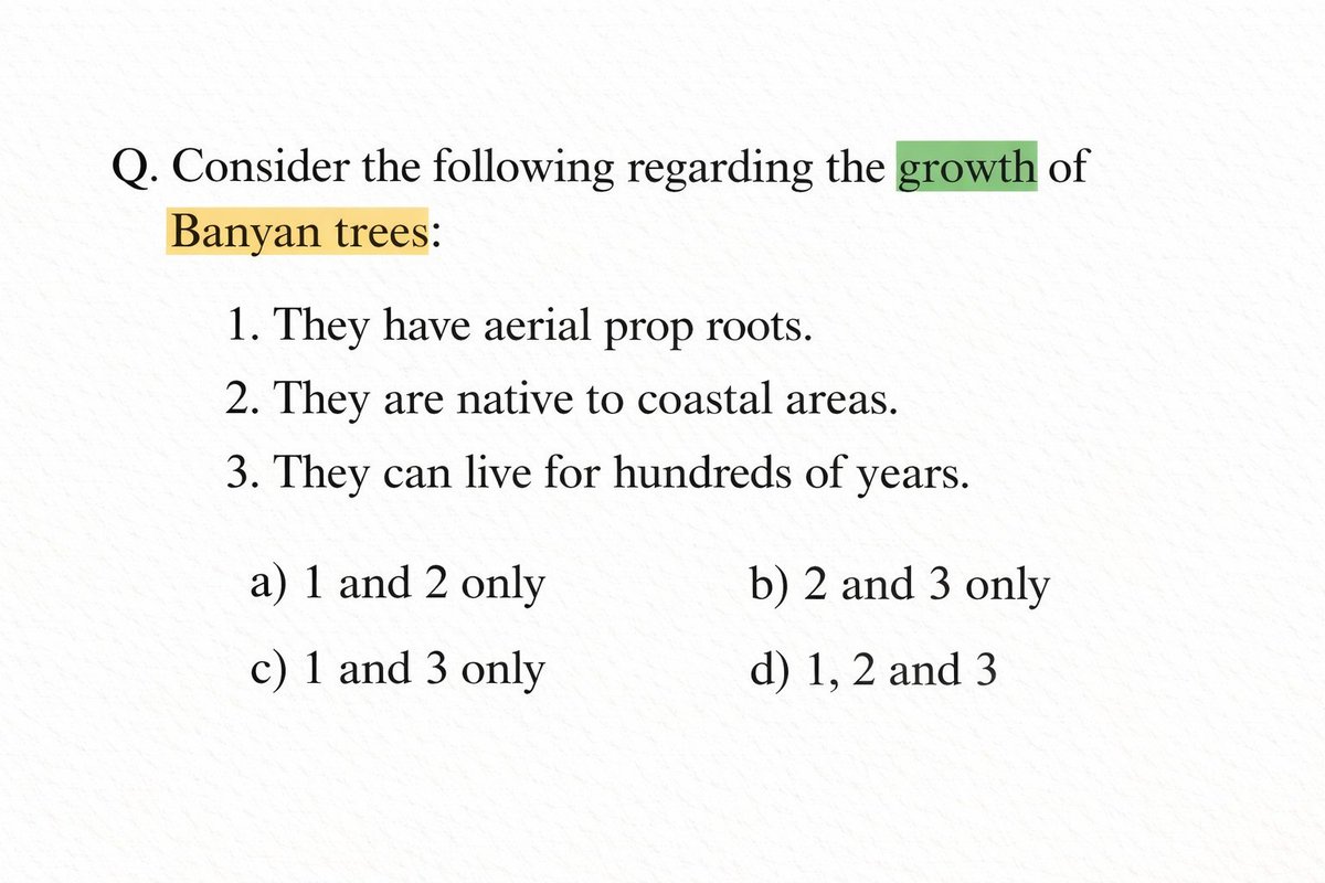 RBIInsight's tweet photo. Prelims Practice Question.

What’s the correct answer? https://t.co/cC59r2gXTb
