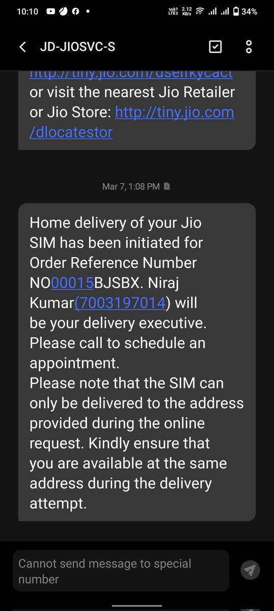 okechandan's tweet photo. @JioCare https://t.co/h01wt2pbVx