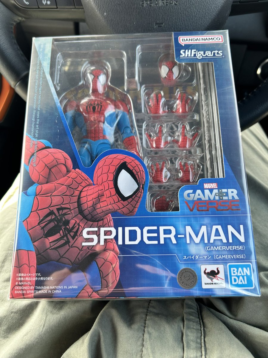 ZsqBu's tweet photo. 在庫発見💡
スパイダーマン（GAMERVERSE）
買えて良し！

#スパイダーマン https://t.co/m7kIf8udwB