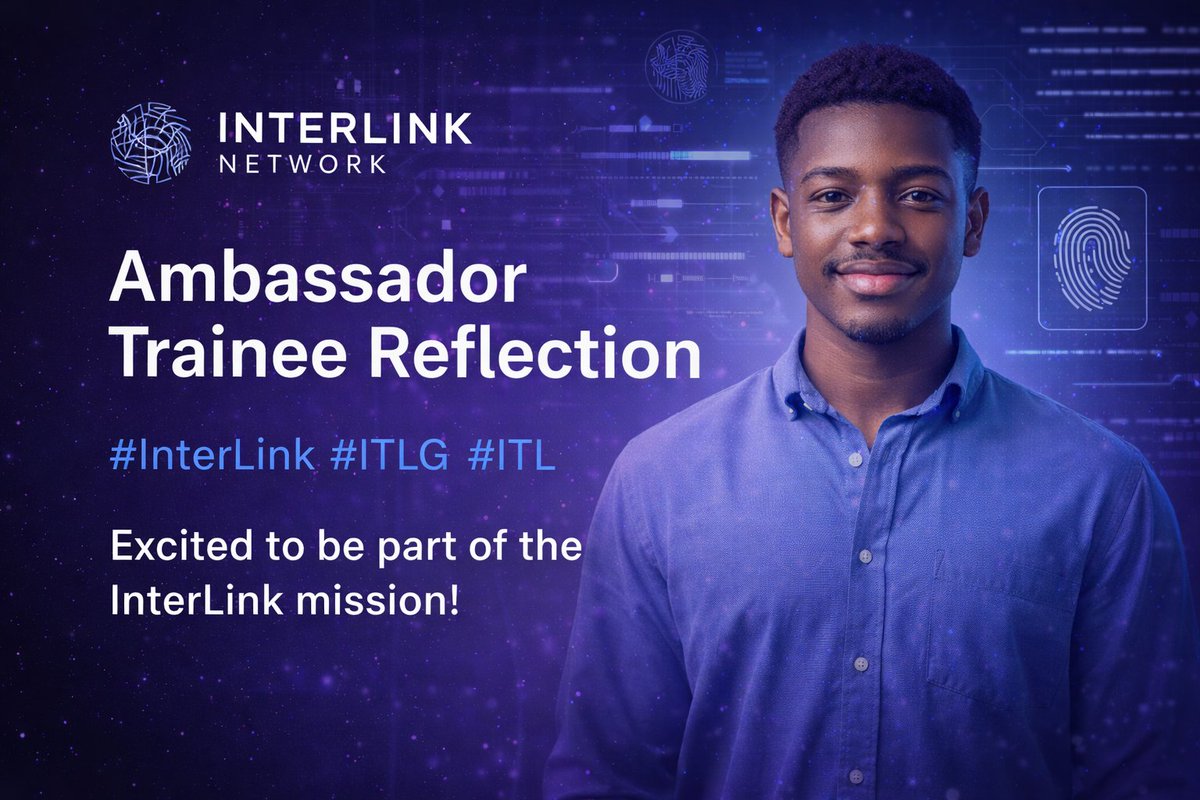 MangunoMuhammad's tweet photo. Since joining, I’ve learned more about the vision of InterLink and its mission to build a global Human Network powered by verified identities.

#InterLink #InterLinkAmbassadors #interlinklab #ITL https://t.co/y2KSjDvzdz