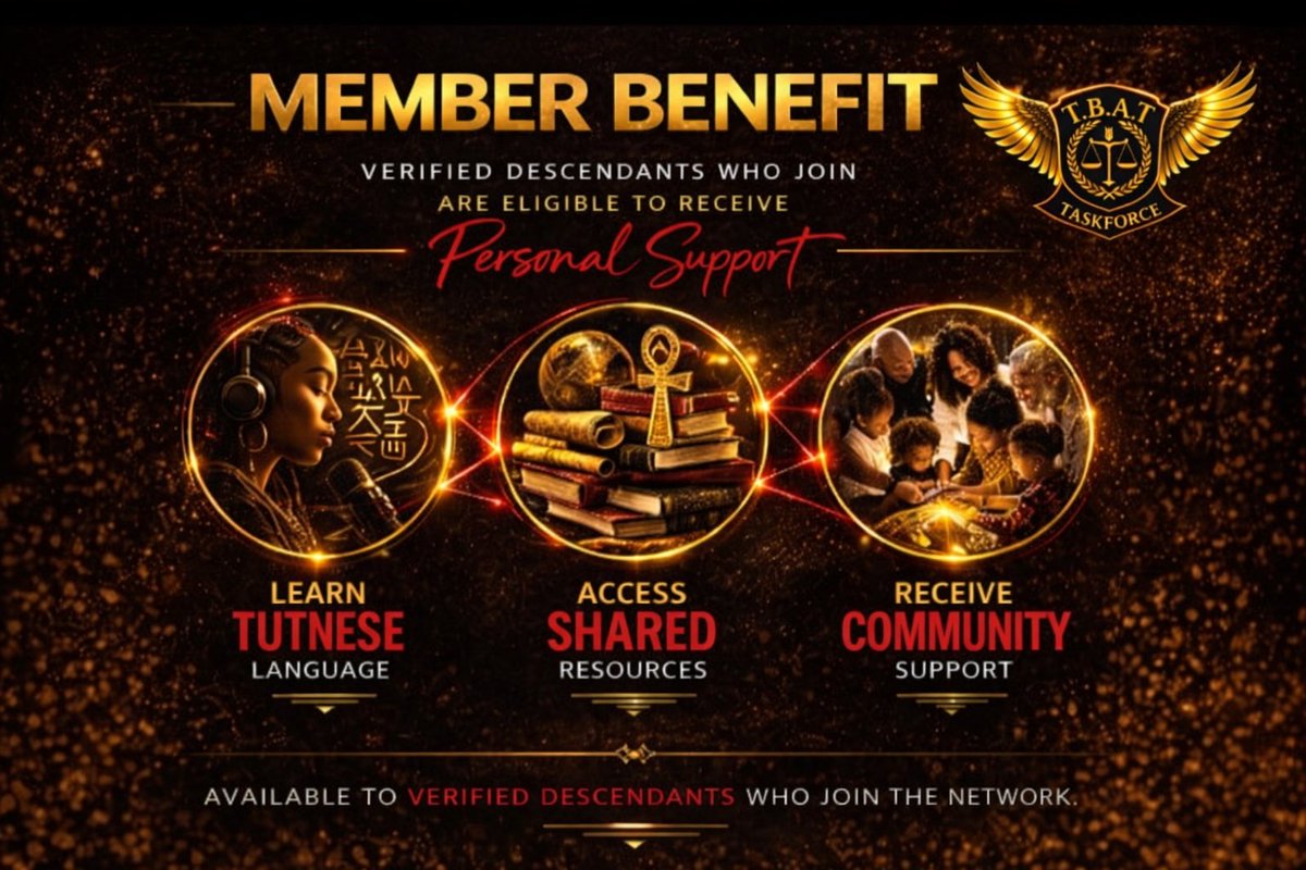 only1showers's tweet image. There is NO other entity, collective, or network QUALIFIED or TRUSTED to do #LineageVerification for the #BlackAmerican Descendant Community except @TBATTaskforce 

For years people clowned TBAT for talking about #LineageVerification
