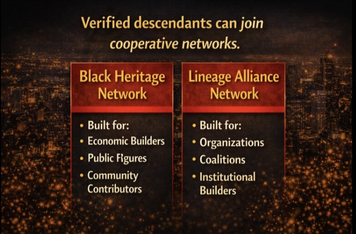 only1showers's tweet image. There is NO other entity, collective, or network QUALIFIED or TRUSTED to do #LineageVerification for the #BlackAmerican Descendant Community except @TBATTaskforce 

For years people clowned TBAT for talking about #LineageVerification