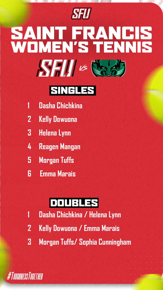 Saint Francis Tennis tweet media